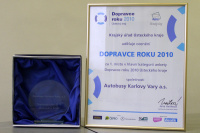 Autobusy Karlovy Vary se opt staly Dopravcem roku 2010 v steckm kraji